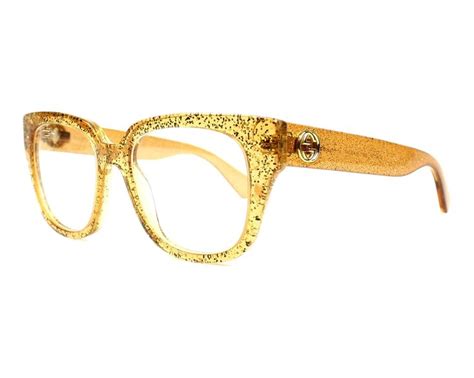 gucci clear glitter glasses|Gucci eyewear luxottica.